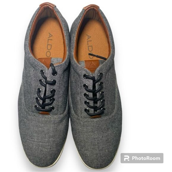 Denim Aldo Men Shoes 9.5 Fall Winter - Picture 2 of 11